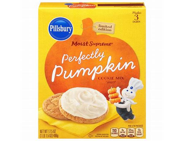 Pumpkin cookie mix nutrition facts