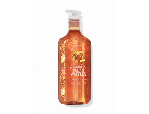 Pumpkin pecan waffles hand soap food facts