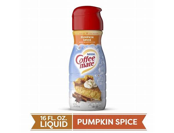 Pumpkin pie spice coffee creamer ingredients