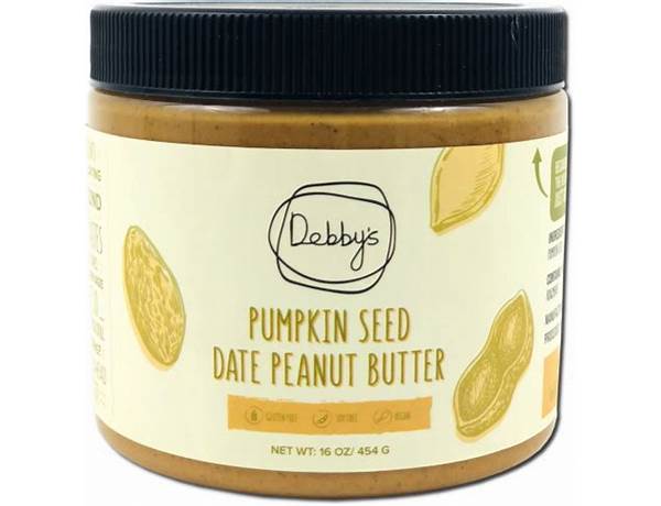 Pumpkin seed date peanut butter food facts