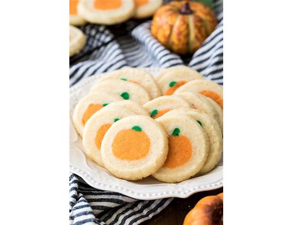 Pumpkin shape sugar cookie dough food facts