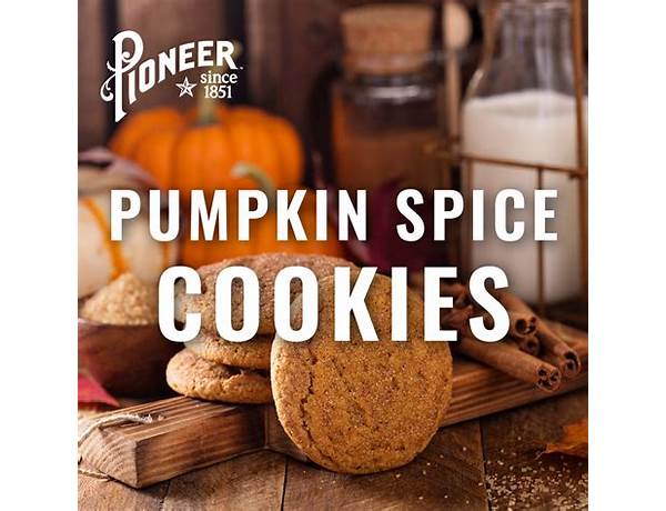 Pumpkin spice cookies food facts