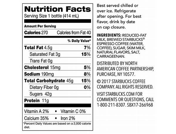 Pumpkin spice frappucino nutrition facts