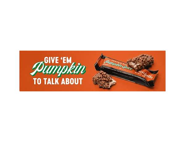 Pumpkin spice protein bar food facts