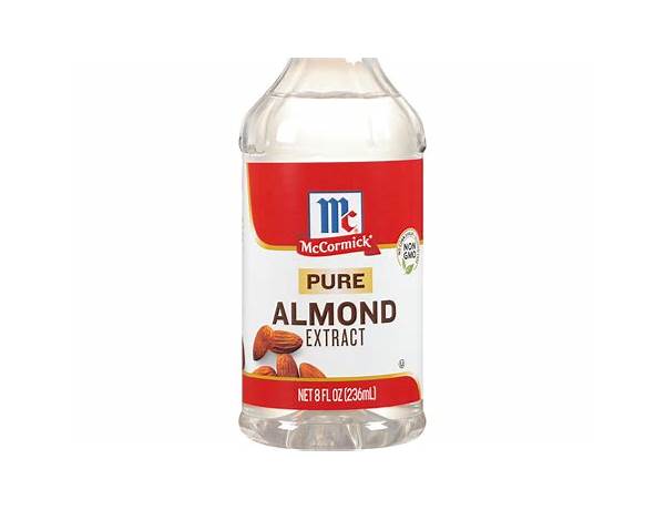 Pure almond extract food facts