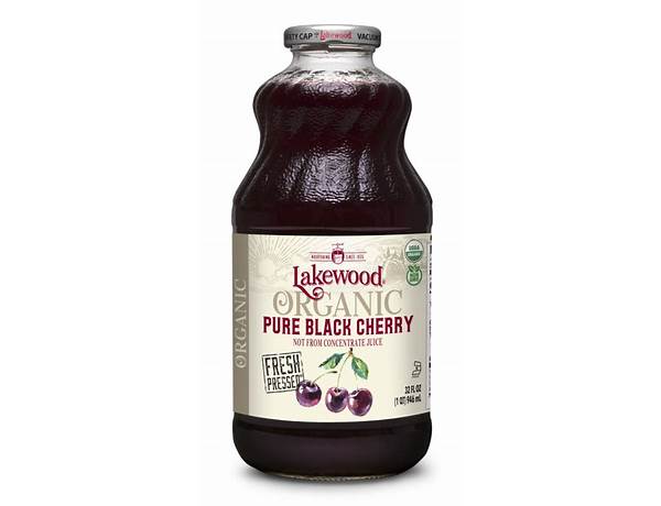 Pure black cherry juice food facts