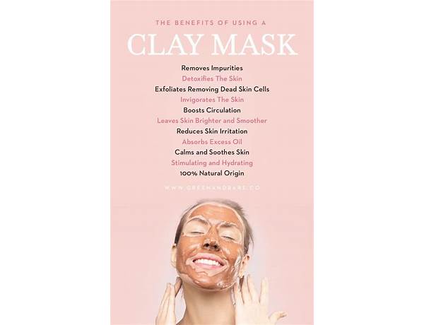 Pure clay mask food facts