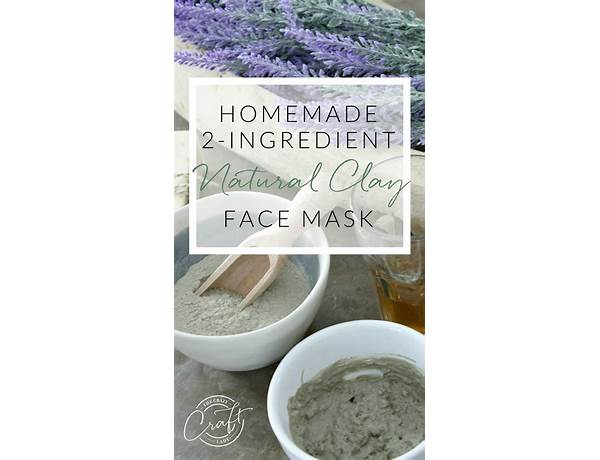 Pure clay mask ingredients