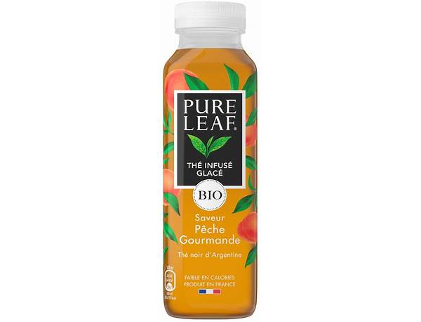 Pure leaf thé infusé glacé bio saveur pêche de méditerranée 1 l food facts