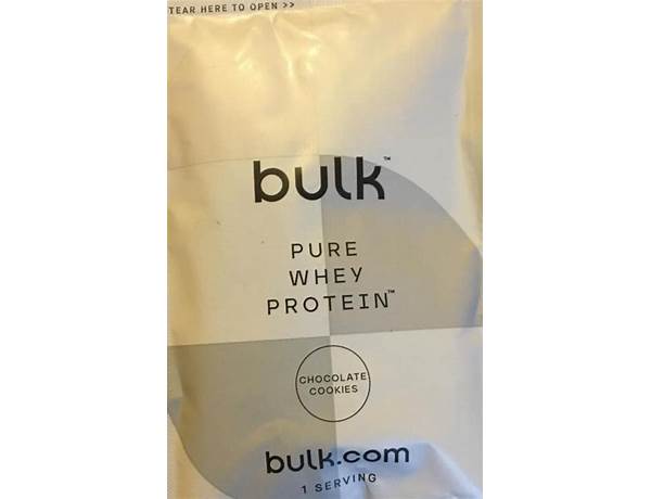 Pure whey protein chocolate cookies ingredients