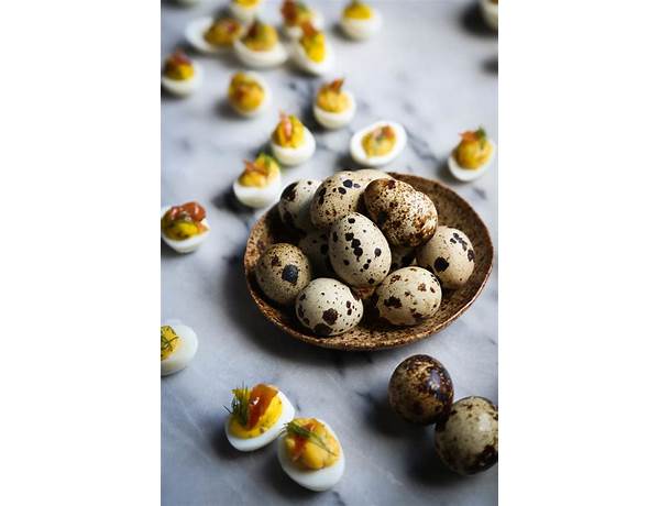 Quail eggs ingredients