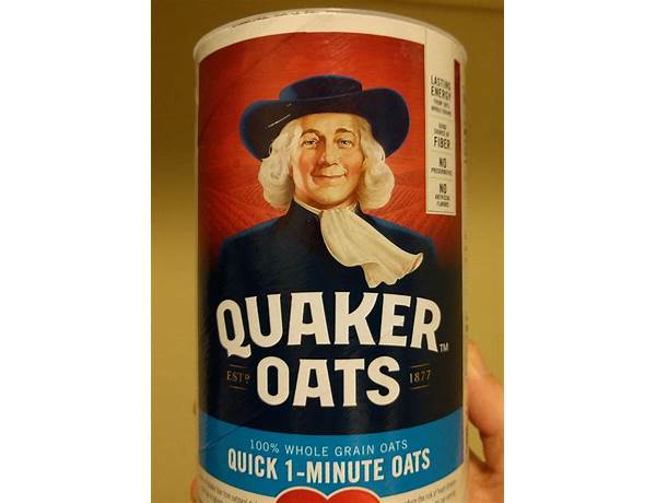 Quaker, 100% natural whole grain oatmeal food facts