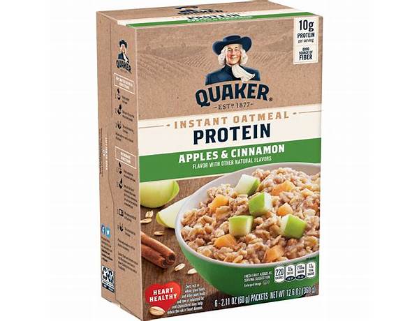 Quaker instant oatmeal apples and cinnamon ingredients