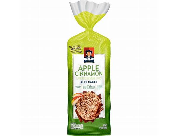 Quaker rice cakes apple cinnamon ingredients