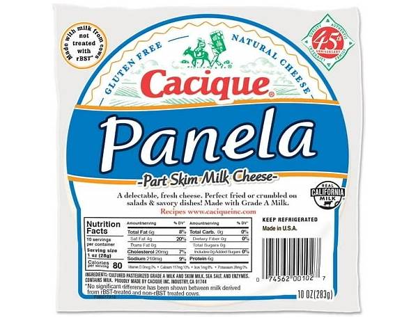 Queso panela nutrition facts
