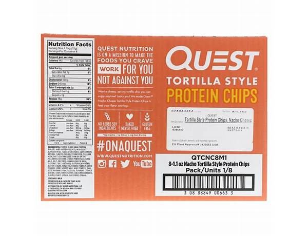 Quest protein chips food facts