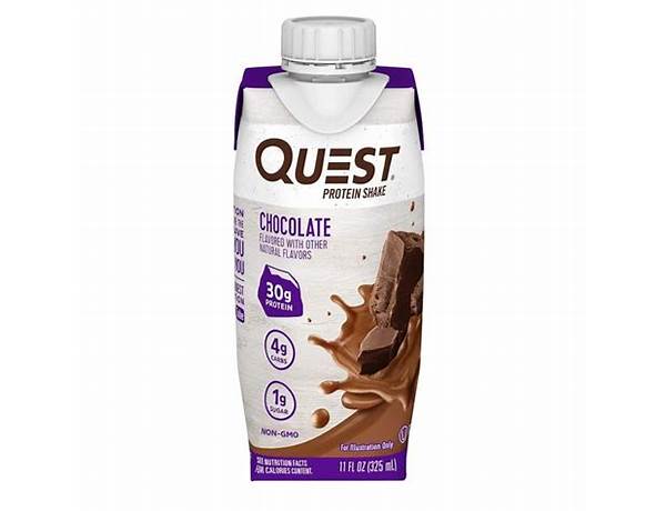 Quest protein shake food facts
