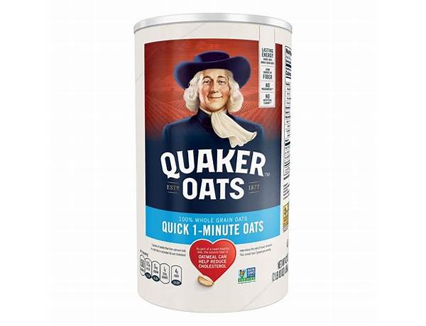 Quick 1 minute oats food facts