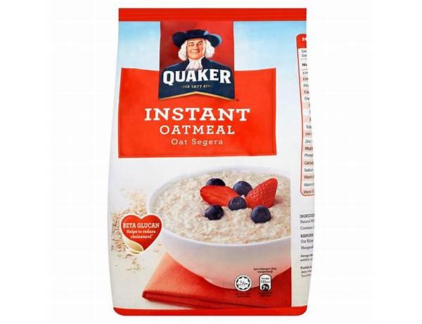 Quick minute oatmeal ingredients