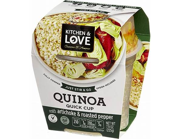 Quinoa meal artichoke roasted pepper food facts