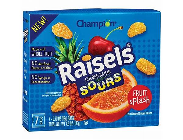 Raisels food facts