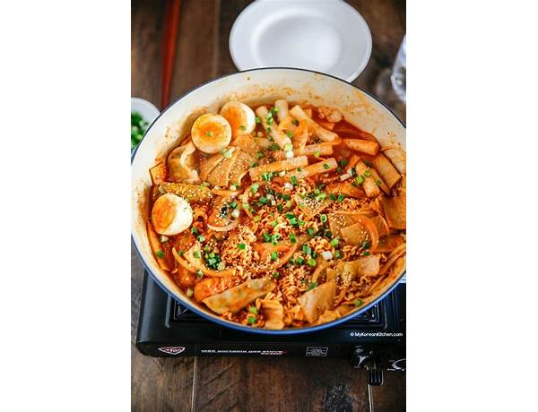 Ramen + topokki ingredients