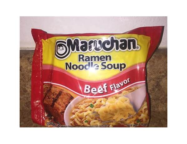 Ramen noodles beef flavor food facts