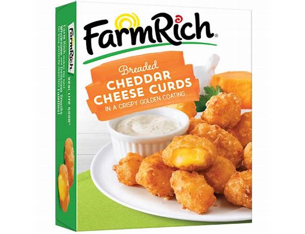 Ranch cheddar cheese curds food facts