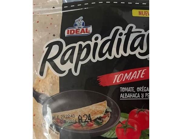 Rapiditas (ideal) food facts