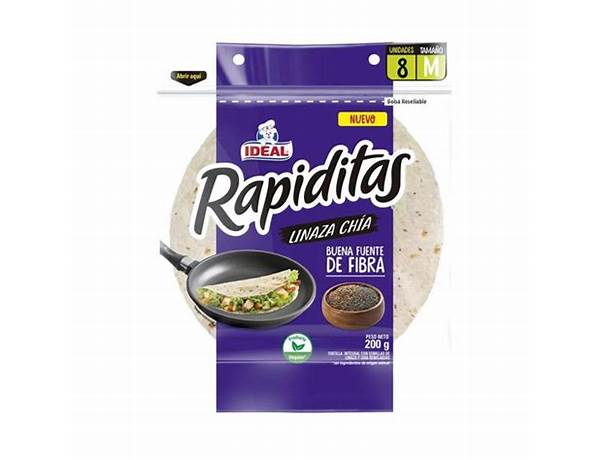 Rapiditas linaza chía (ideal) food facts