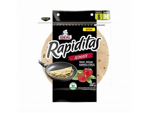 Rapiditas tomate (ideal) nutrition facts