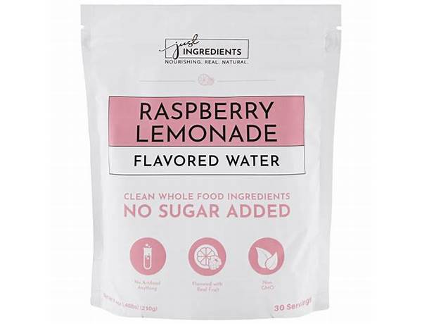 Raspberry lemonade flavored water ingredients