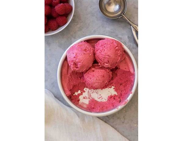 Raspberry sorbet ingredients