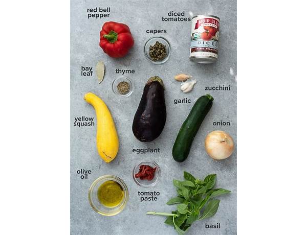 Ratatouille ingredients