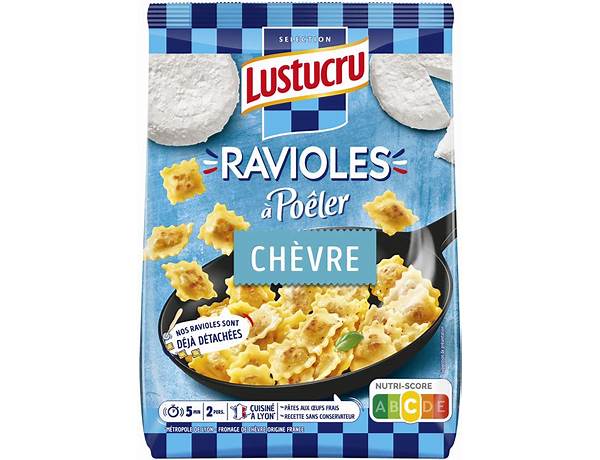 Ravioles à poêler chèvre food facts