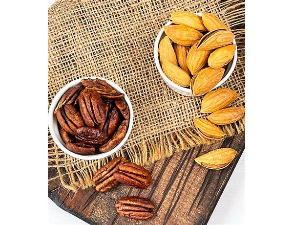 Raw almonds, pecans & pistachio kernels food facts
