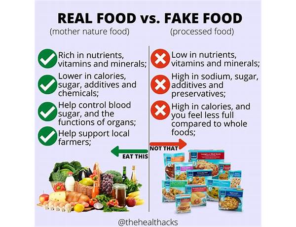 Real food facts