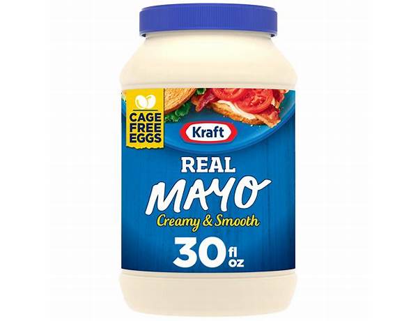 Real smooth creamy mayonnaise best of america food facts