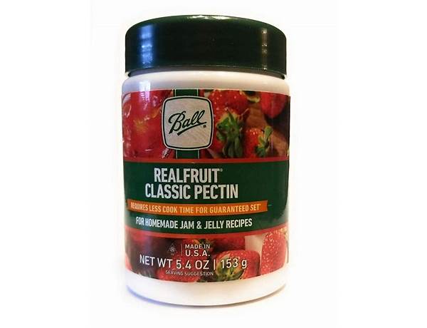 Realfruit classic pectin food facts