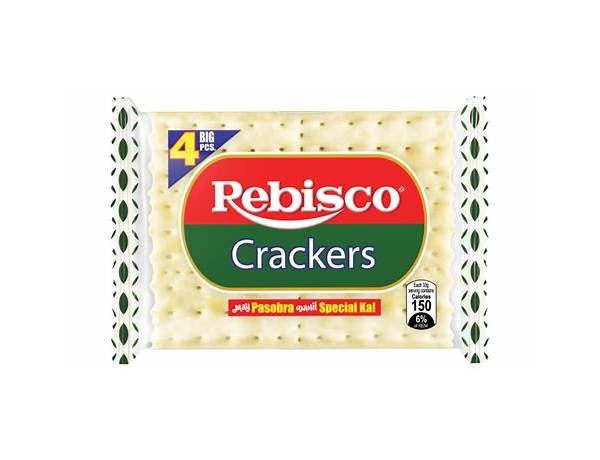 Rebisco crackers plain food facts