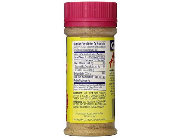 Red all purpose seasoning nutrition facts
