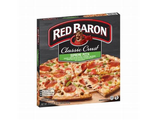 Red baron classic crust food facts