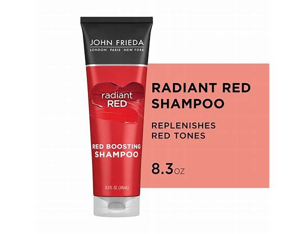Red boosting shampoo ingredients
