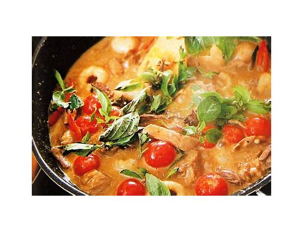 Red curry duck food facts