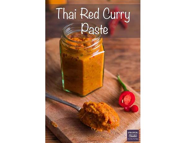 Red curry paste ingredients