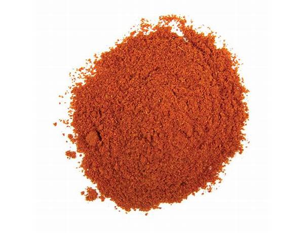 Red pepper powder ingredients