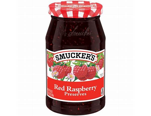 Red raspberry preserves food facts