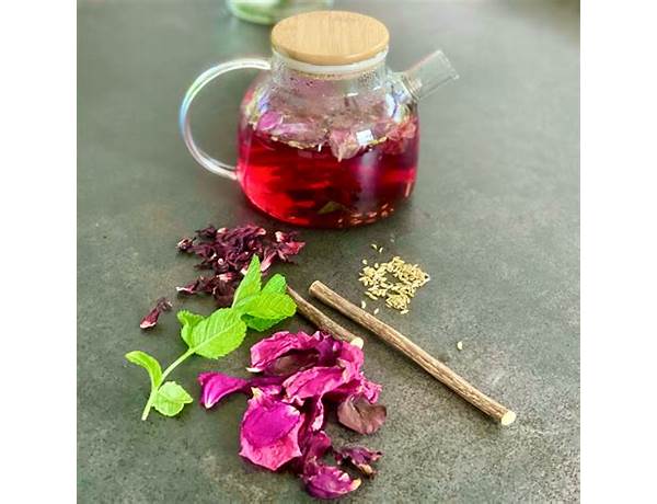 Red rose loose leaf tea ingredients