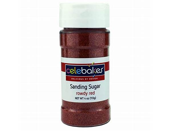 Red sanding sugar ingredients