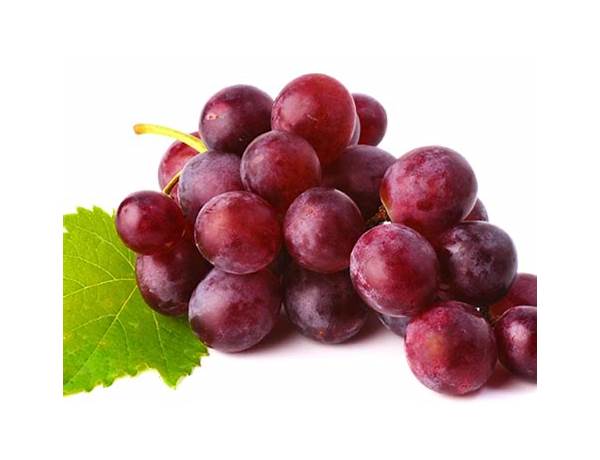 Red seedless grapes food facts